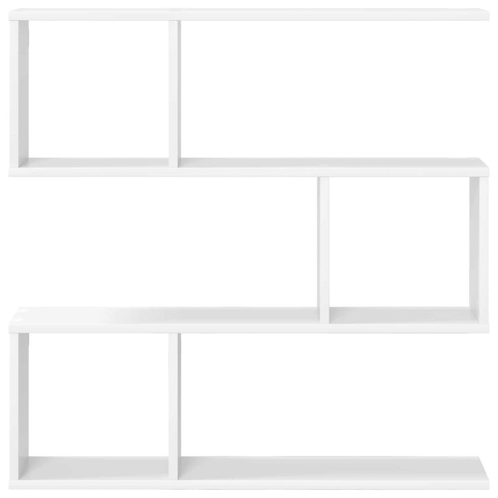 Produktbild för Vägg hylla Vit 80 x 12 x 79,5 cm Konstruerat trä