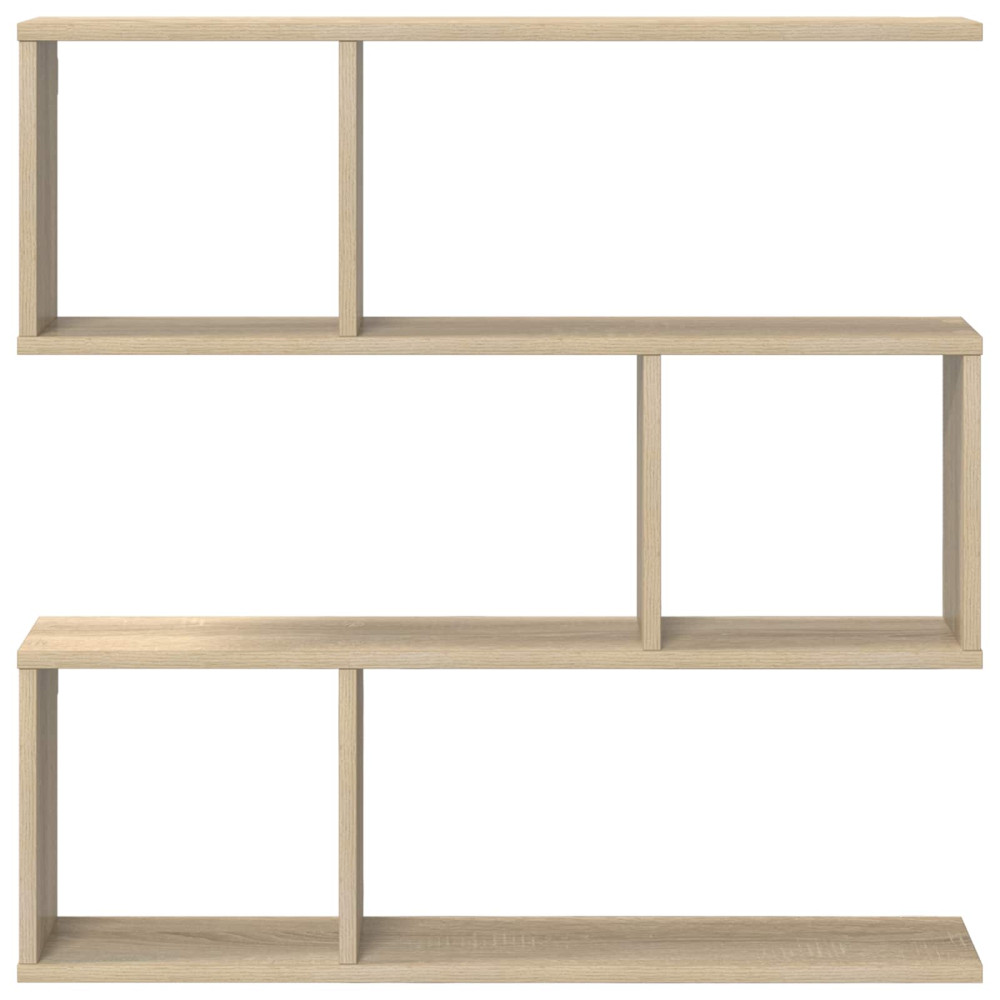 Produktbild för Vägg hylla Sonoma-ek 80 x 12 x 79,5 cm Konstruerat trä