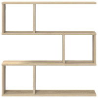 Produktbild för Vägg hylla Sonoma-ek 80 x 12 x 79,5 cm Konstruerat trä