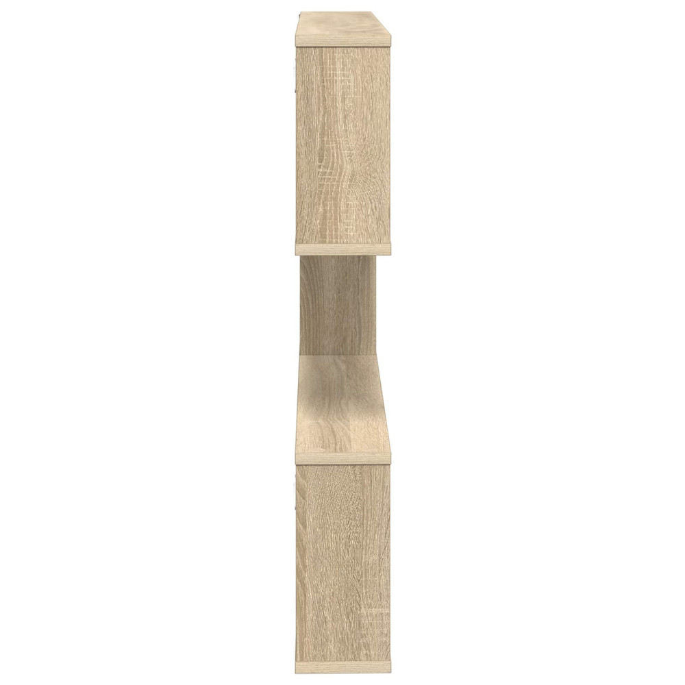 Produktbild för Vägg hylla Sonoma-ek 80 x 12 x 79,5 cm Konstruerat trä