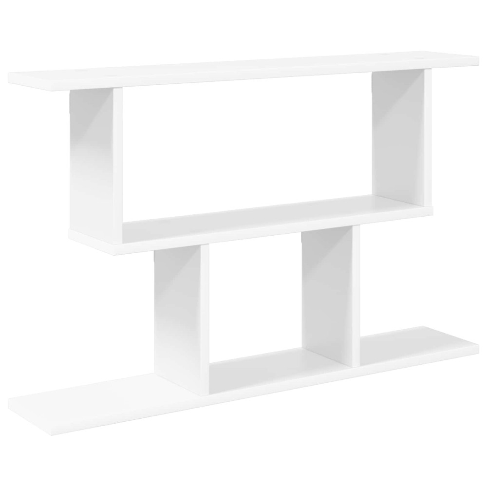 Produktbild för Vägg hylla Vit 80 x 15 x 50,5 cm Konstruerat trä