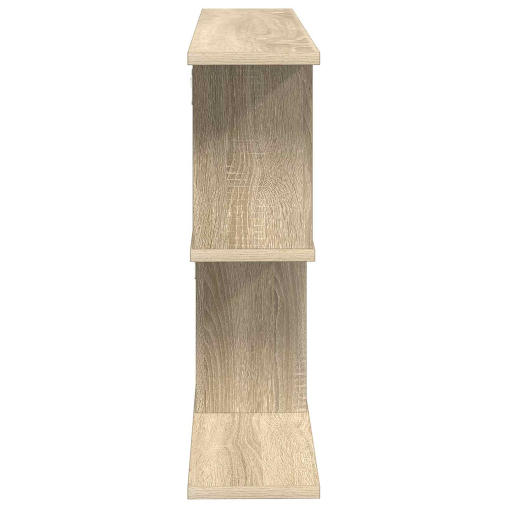 Produktbild för Vägg hylla Sonoma-ek 80 x 15 x 50,5 cm Konstruerat trä
