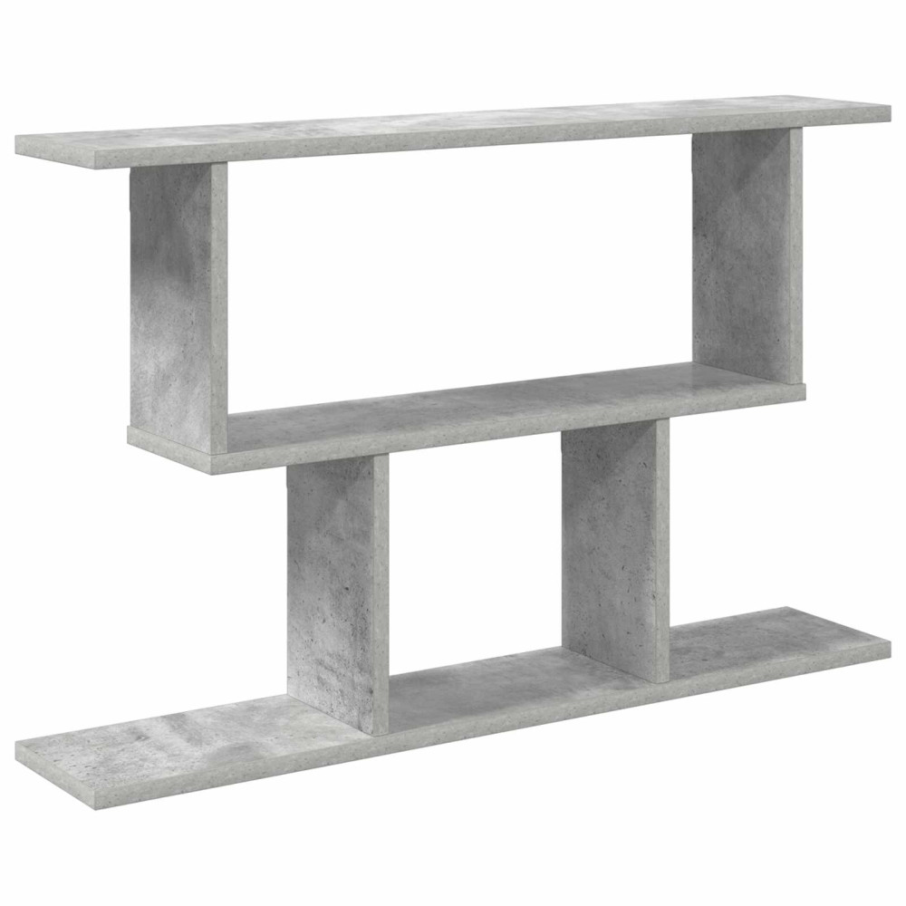 Produktbild för Vägg hylla Betonggrå 80 x 15 x 50,5 cm Konstruerat trä