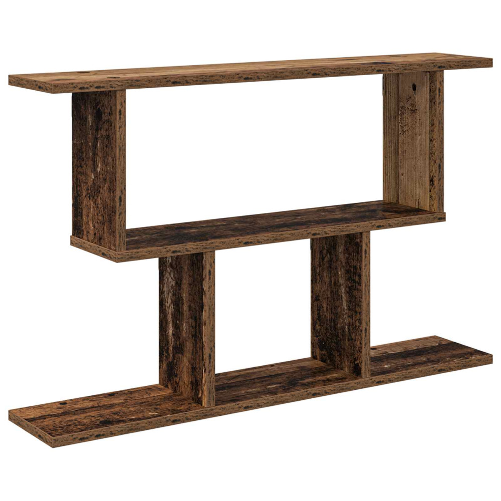 Produktbild för Vägg hylla Gammalt trä 80 x 15 x 50,5 cm Konstruerat trä