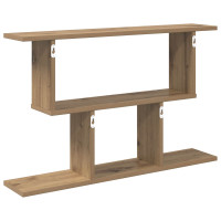 Produktbild för Vägg hylla Artisan-ek 80 x 15 x 50,5 cm Konstruerat trä