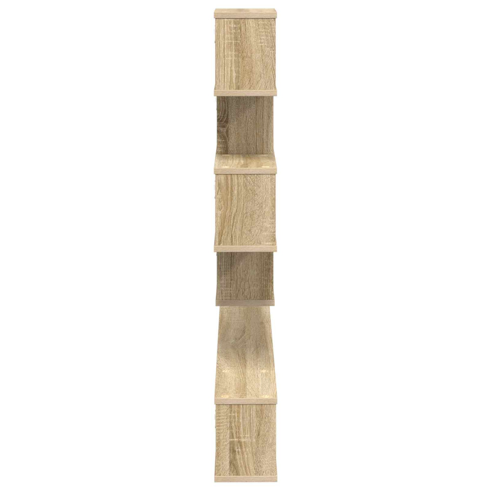 Produktbild för Väggmonterad TV-hylla Sonoma-ek 180 x 15 x 94 cm