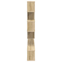Produktbild för Väggmonterad TV-hylla Sonoma-ek 180 x 15 x 94 cm
