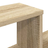 Produktbild för Väggmonterad TV-hylla Sonoma-ek 180 x 15 x 94 cm