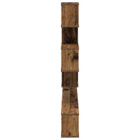 Produktbild för Väggmonterad TV-hylla Gammalt trä 160 x 15 x 94 cm