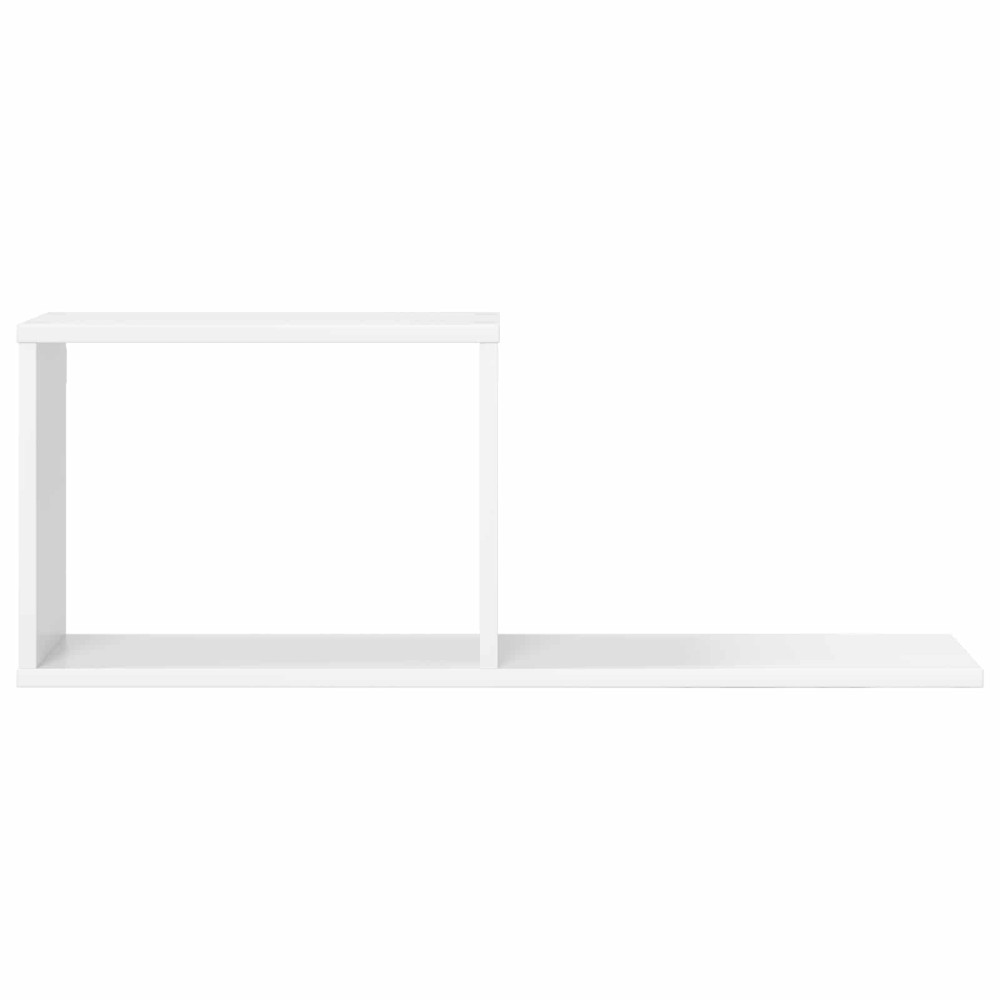 Produktbild för Flytande hyllor Vit 80 x 15 x 30 cm Konstruerat trä