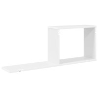 Produktbild för Flytande hyllor Vit 80 x 15 x 30 cm Konstruerat trä