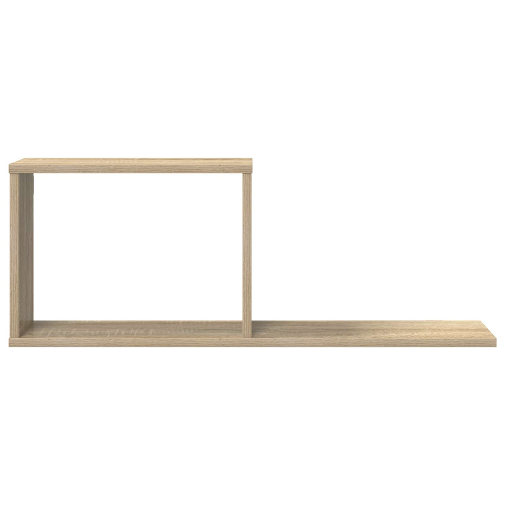 Produktbild för Flytande hyllor Sonoma-ek 80 x 15 x 30 cm Konstruerat trä
