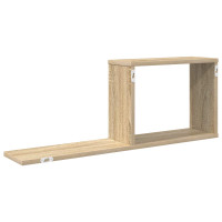 Produktbild för Flytande hyllor Sonoma-ek 80 x 15 x 30 cm Konstruerat trä