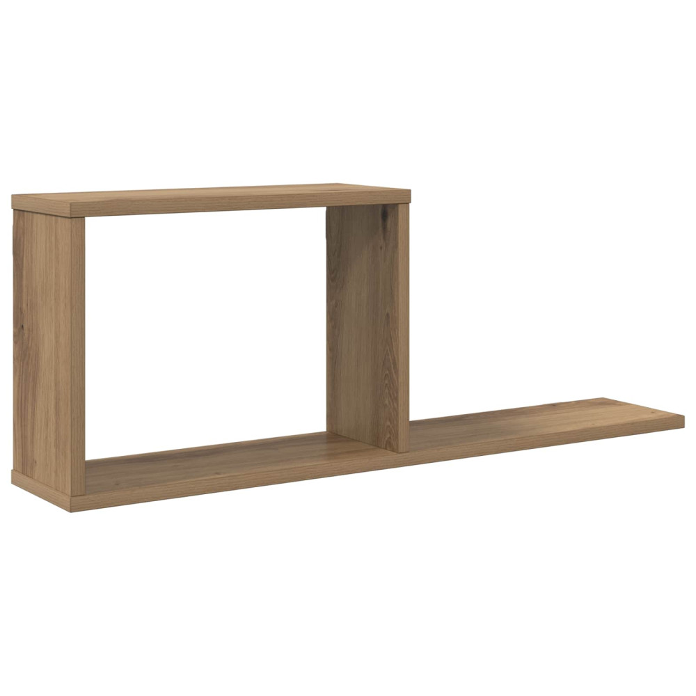 Produktbild för Flytande hyllor Artisan-ek 80 x 15 x 30 cm Konstruerat trä