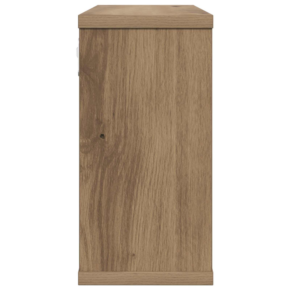 Produktbild för Flytande hyllor Artisan-ek 80 x 15 x 30 cm Konstruerat trä
