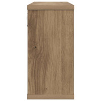 Produktbild för Flytande hyllor 2 pcs Artisan-ek 80 x 15 x 30 cm