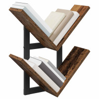Produktbild för Väggflytande Hylla Gammalt trä 43 x 15 x 47 cm Konstruerat trä