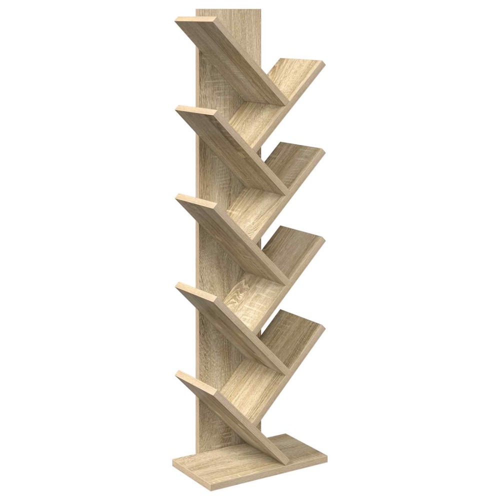 Produktbild för Trä Bokhylla 6-Hyllor 30 x 18 x 100 cm Konstruerat trä