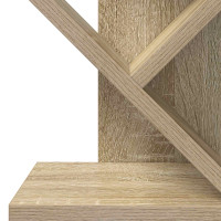 Produktbild för Trä Bokhylla 6-Hyllor 30 x 18 x 100 cm Konstruerat trä