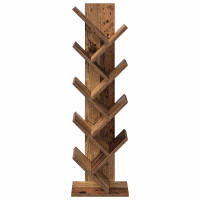 Produktbild för Trä Bokhylla 6-Hyllor 30 x 18 x 100 cm Konstruerat trä