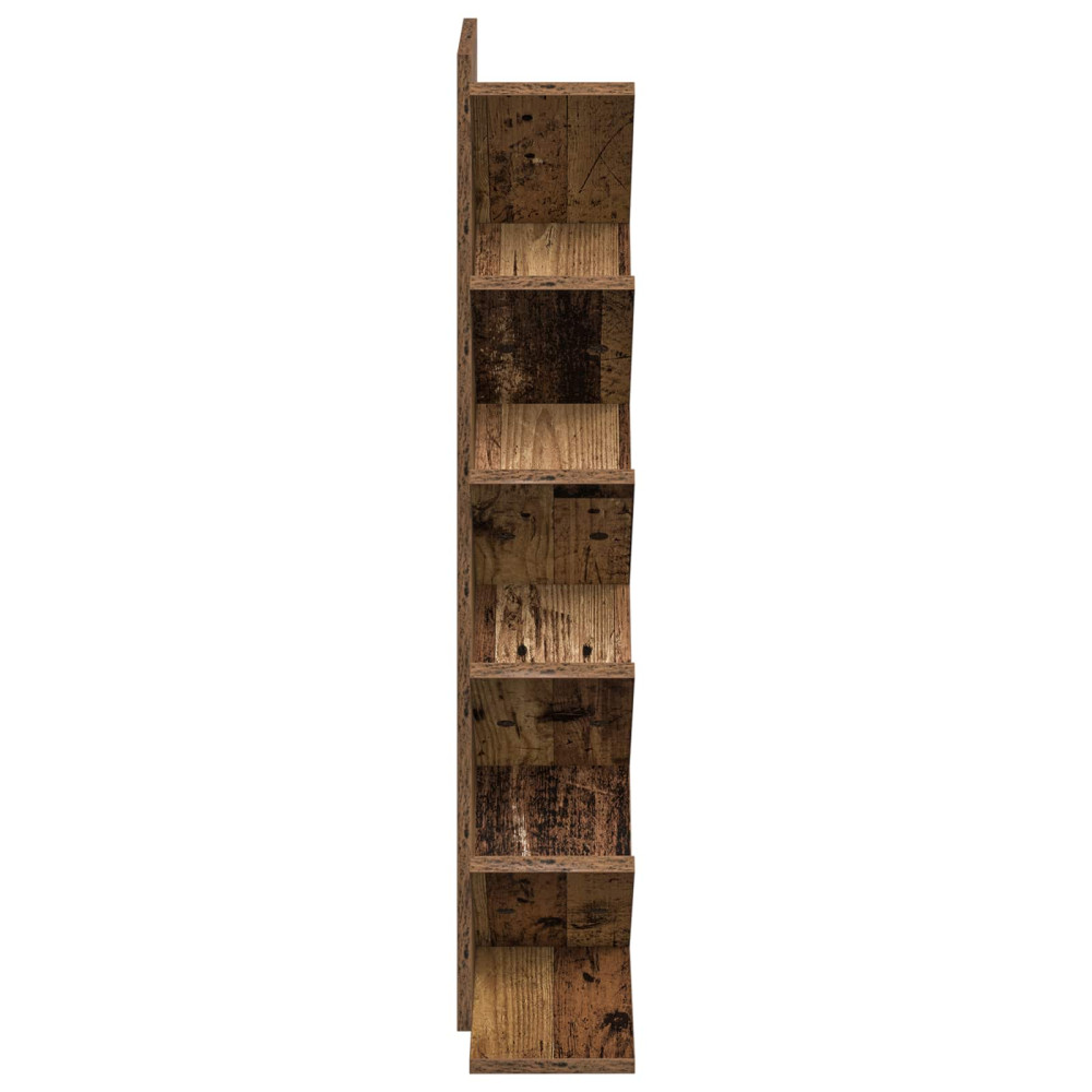 Produktbild för Trä Bokhylla 6-Hyllor 30 x 18 x 100 cm Konstruerat trä