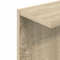 Produktbild för Vägg hylla Sonoma-ek 25 x 15 x 100 cm Konstruerat trä