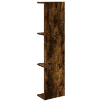 Produktbild för Vägg hylla Rökt ek 25 x 15 x 100 cm Konstruerat trä