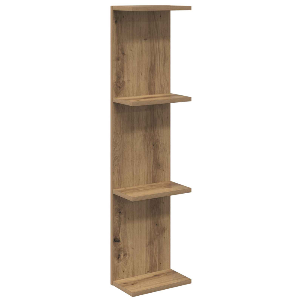 Produktbild för Vägg hylla Artisan-ek 25 x 15 x 100 cm Konstruerat trä