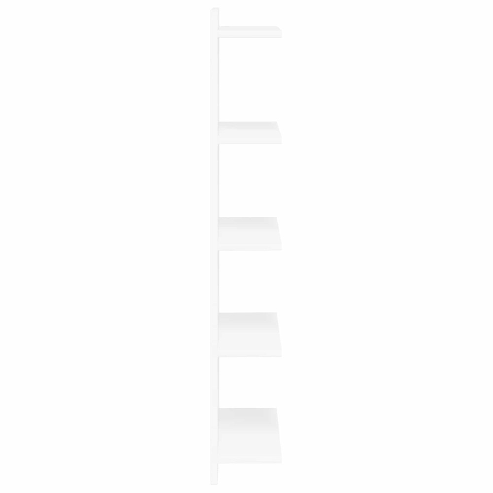 Produktbild för Vägg hylla Vit 30 x 15 x 100 cm Konstruerat trä