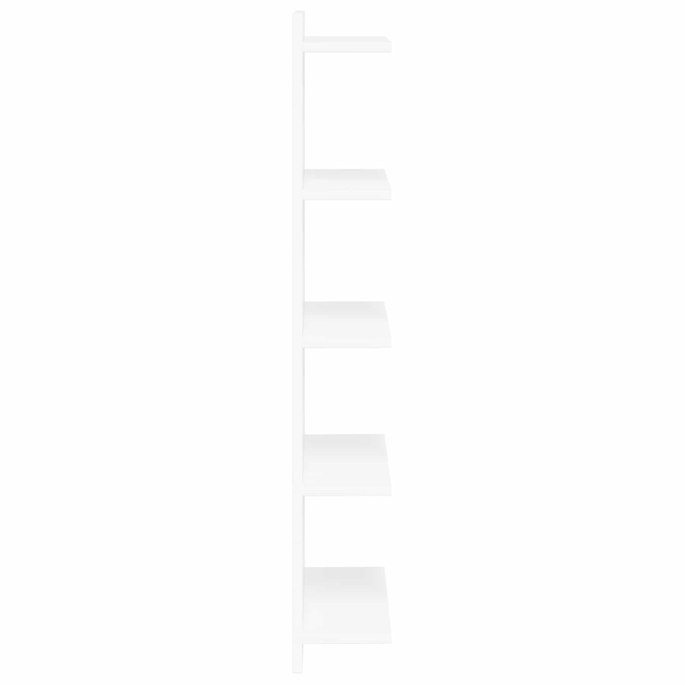 Produktbild för Vägg hylla 2 pcs Vit 30 x 15 x 100 cm Konstruerat trä