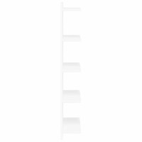 Produktbild för Vägg hylla 2 pcs Vit 30 x 15 x 100 cm Konstruerat trä