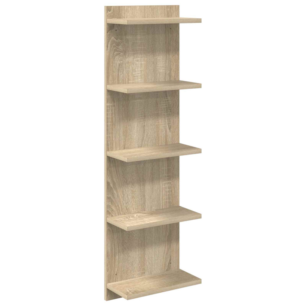 Produktbild för Vägg hylla Sonoma-ek 30 x 15 x 100 cm Konstruerat trä