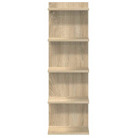 Produktbild för Vägg hylla Sonoma-ek 30 x 15 x 100 cm Konstruerat trä
