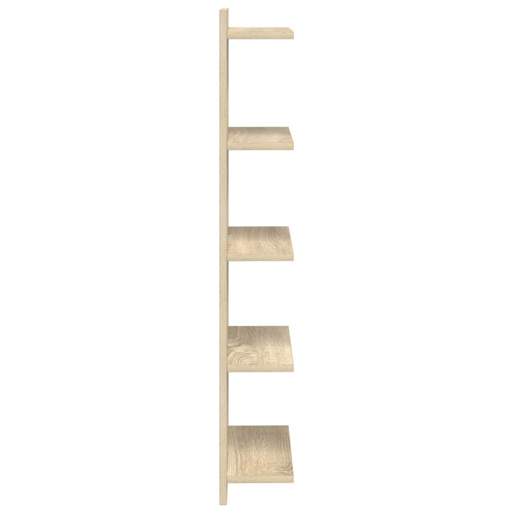 Produktbild för Vägg hylla Sonoma-ek 30 x 15 x 100 cm Konstruerat trä