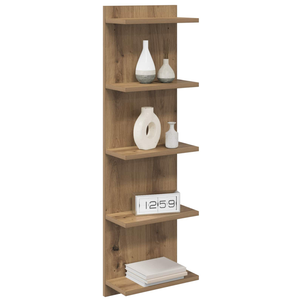 Produktbild för Vägg hylla Artisan-ek 30 x 15 x 100 cm Konstruerat trä