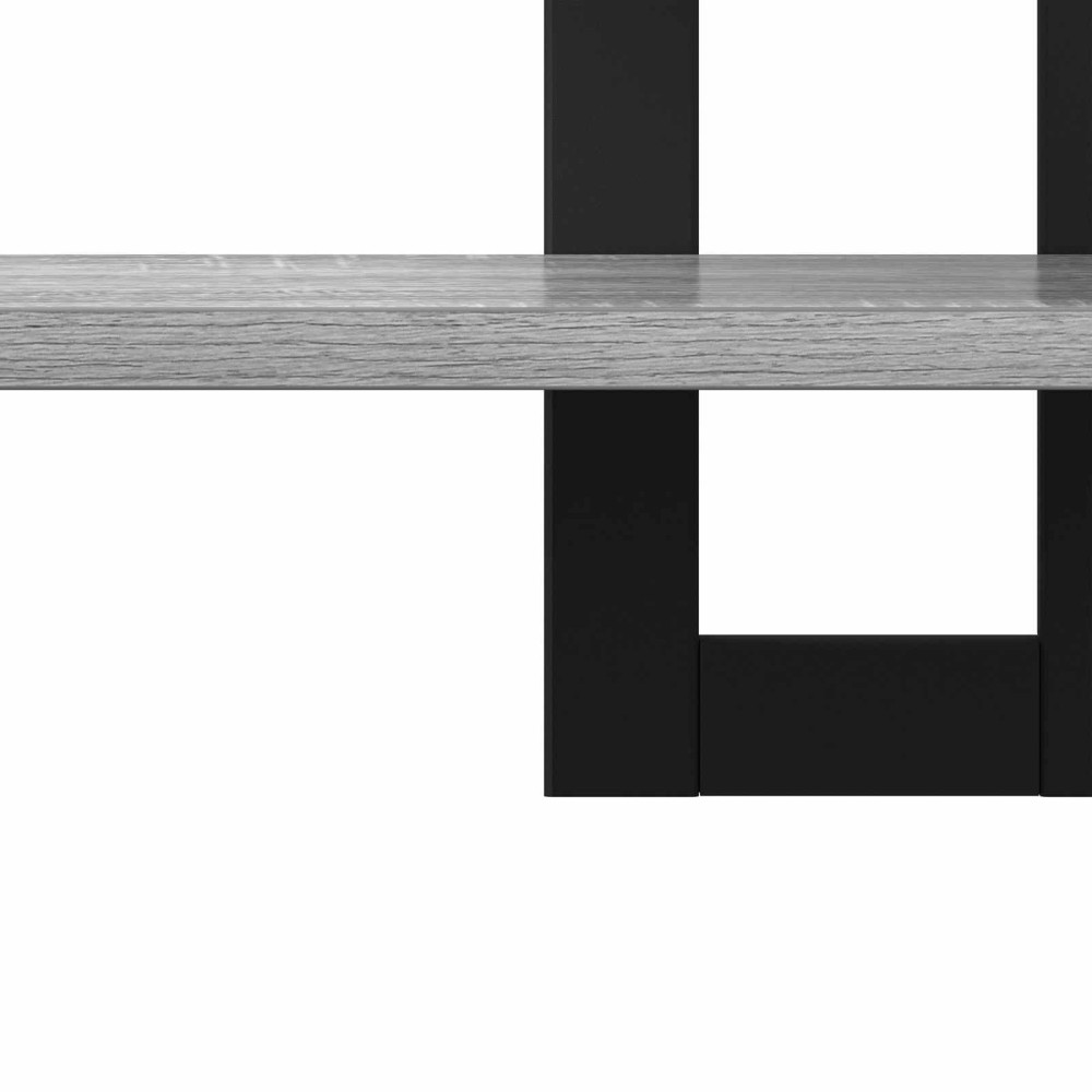 Produktbild för Flytande hyllor Grå Sonoma 40 x 15 x 40 cm Konstruerat trä