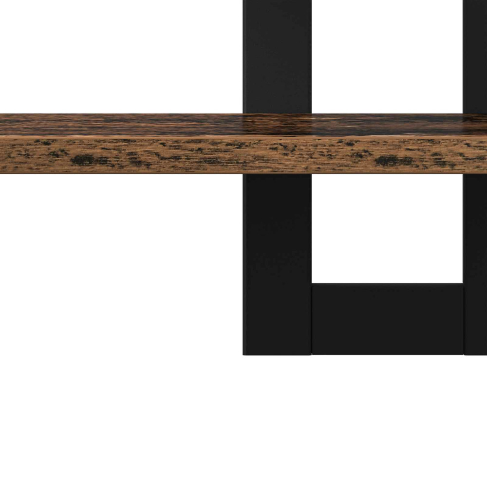 Produktbild för Flytande hyllor Gammalt trä 40 x 15 x 40 cm Konstruerat trä