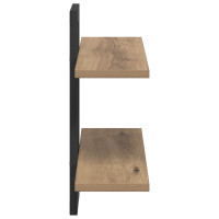 Produktbild för Flytande hyllor Artisan-ek 40 x 15 x 40 cm Konstruerat trä