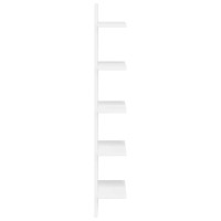 Produktbild för Vägg hylla Vit 22 x 15 x 100 cm Konstruerat trä