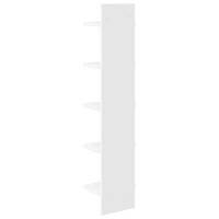 Produktbild för Vägg hylla Vit 22 x 15 x 100 cm Konstruerat trä