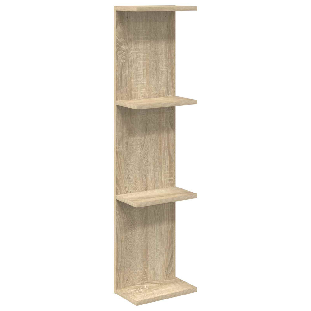 Produktbild för Vägg hylla Sonoma-ek 22 x 15 x 100 cm Konstruerat trä
