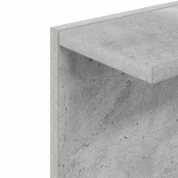 Produktbild för Vägg hylla Betonggrå 22 x 15 x 100 cm Konstruerat trä