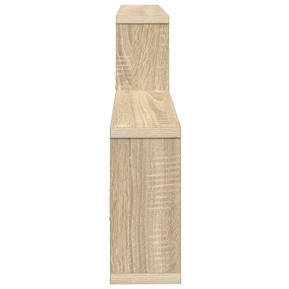 Produktbild för Vägg hylla Sonoma-ek 130 x 10 x 50 cm Konstruerat trä