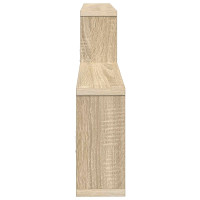 Produktbild för Vägg hylla Sonoma-ek 130 x 10 x 50 cm Konstruerat trä