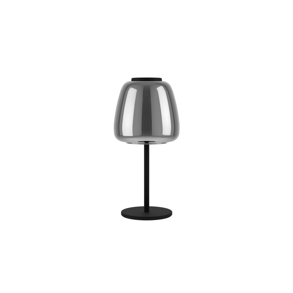 Produktbild för EGLO ALFERO-Z bordslampa RGB/CCT 1000 lm svart/krom/transpar...