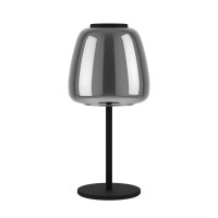 Produktbild för EGLO ALFERO-Z bordslampa RGB/CCT 1000 lm svart/krom/transpar...
