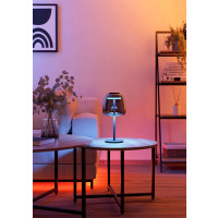 Produktbild för EGLO ALFERO-Z bordslampa RGB/CCT 1000 lm svart/krom/transpar...