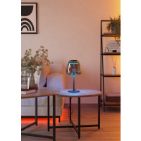 Produktbild för EGLO ALFERO-Z bordslampa RGB/CCT 1000 lm svart/krom/transpar...