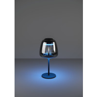 Produktbild för EGLO ALFERO-Z bordslampa RGB/CCT 1000 lm svart/krom/transpar...