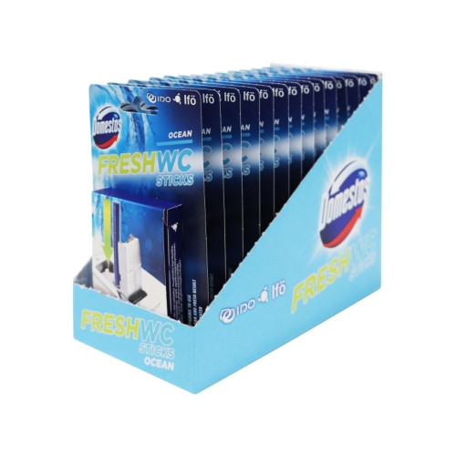 IFØ Toalettfrisker Domestos WC Sticks Ocean Fresh Fast med Parfu...